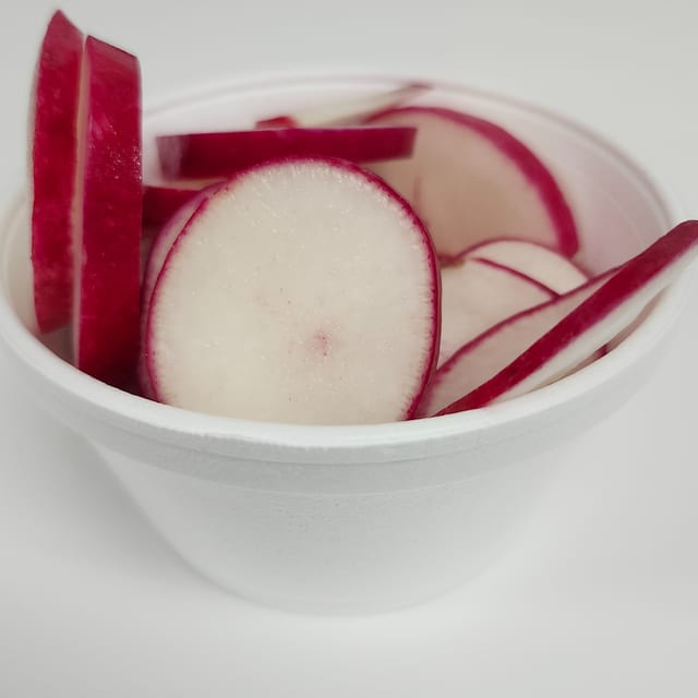 8.oz Radishes.