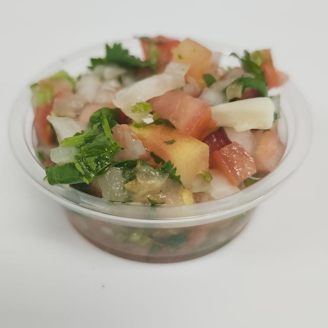 1.1/2oz pico de gallo.