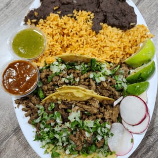 Combo Plate 2 Tacos